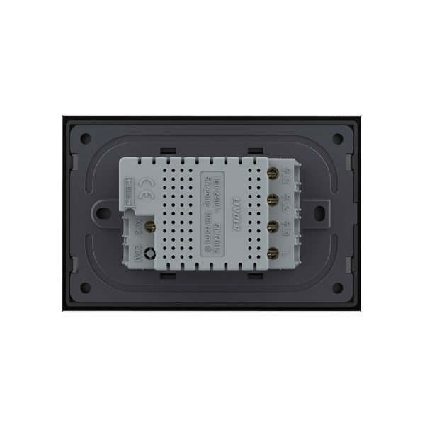 Intrerupator Triplu WIFI cu Touch LIVOLO din Sticla, standard Italian – Serie Noua