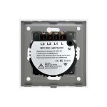 Intrerupator Triplu Wi-Fi + RF433 cu Touch din Sticla LUXION
