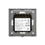 Intrerupator Triplu Wi-Fi cu Touch din Sticla si Rama de Aluminiu LUXION