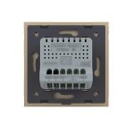 Intrerupator Simplu Cap Scara / Cruce cu Variator Livolo cu Rama din Sticla, ZigBee – Serie Noua