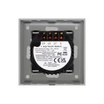 Intrerupator Triplu cu Touch din Sticla si Rama de Aluminiu LUXION, 500W