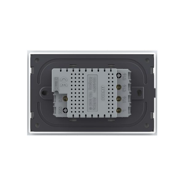 Intrerupator Dublu Wi-Fi cu Touch LIVOLO, standard Italian – Serie Noua