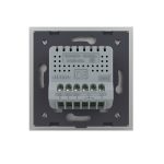 Intrerupator Draperie cu Touch LIVOLO cu Rama din Sticla, Protocol ZigBee