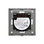 Intrerupator Triplu cu Touch din Sticla si Rama de Aluminiu LUXION, 500W