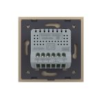 Intrerupator Draperie cu Touch LIVOLO cu Rama din Sticla, Protocol ZigBee