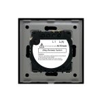 Intrerupator Simplu Cap Scara / Cruce RF433 cu Touch din Sticla LUXION
