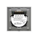 Intrerupator Cvadruplu Wi-Fi + RF433 cu Touch din Sticla LUXION