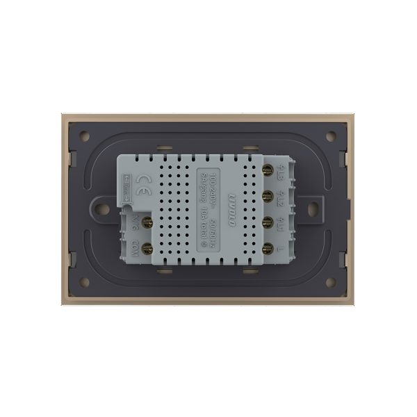 Intrerupator Triplu Cap Scara / Cruce Wi-Fi cu Touch LIVOLO, standard italian – Serie Noua