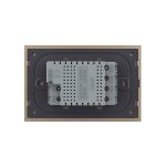 Intrerupator dublu cap scara/cruce cu touch Livolo din sticla – standard italian