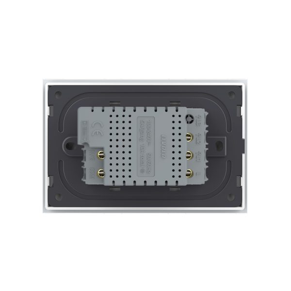 Intrerupator Dublu Cap Scara / Cruce Wi-Fi cu Touch LIVOLO, standard italian – Serie Noua