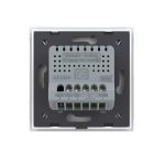 Intrerupator Dublu Cap Scara / Cruce cu Touch LIVOLO din Sticla – protocol ZigBee, Serie Noua