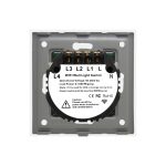 Intrerupator Cvadruplu Wi-Fi + RF433 cu Touch din Sticla LUXION