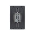 Intrerupator Simplu Cap Scara / Cruce cu Touch Livolo cu Rama Din Sticla 1M – Serie Noua