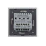 Intrerupator Dublu Cap Scara / Cruce Wi-Fi cu Touch LIVOLO din Sticla – Serie Noua
