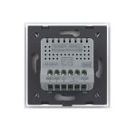 Intrerupator Dublu Cap Scara / Cruce Wi-Fi cu Touch LIVOLO din Sticla – Serie Noua