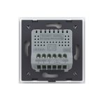 Intrerupator Dublu Cap Scara / Cruce Wi-Fi cu Touch LIVOLO – Serie Noua, Alb