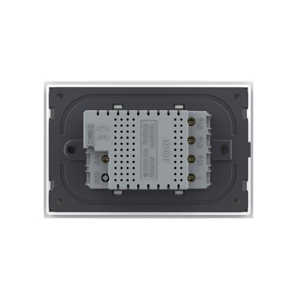 Intrerupator Triplu Wi-Fi cu Touch LIVOLO, standard italian – Serie Noua, Alb