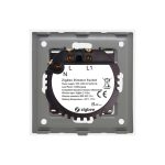 Intrerupator Simplu cu Variator cu Touch din Sticla LUXION, protocol Zigbee