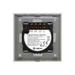 Intrerupator Triplu cu Touch din Sticla si Rama de Aluminiu LUXION, Protocol ZigBee