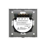 Intrerupator Cvadruplu Wi-Fi + RF433 cu Touch din Sticla LUXION