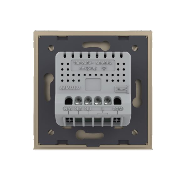 Intrerupator Dublu Wireless si Variator LIVOLO cu Touch Din Sticla – Serie Noua