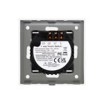Intrerupator Dublu cu Touch din Sticla si Rama de Aluminiu LUXION, 500W