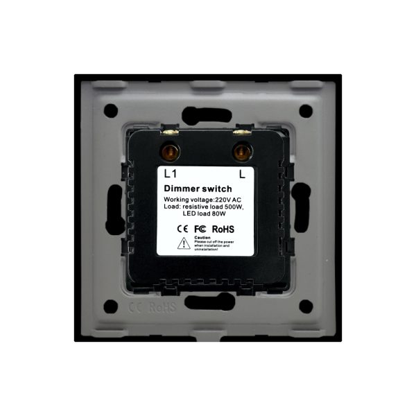 Intrerupator cu Variator Mecanic LUXION cu Rama din Sticla