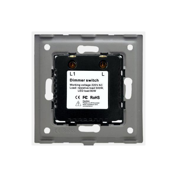 Intrerupator cu Variator Mecanic LUXION cu Rama din Sticla