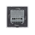 Intrerupator Simplu cu Variator si Touch LIVOLO cu Rama Din Sticla, Protocol Zigbee, Alb
