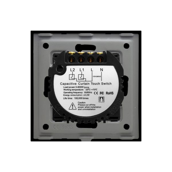 Intrerupator Draperie cu Touch din Sticla LUXION