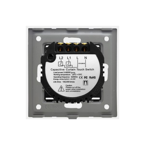 Intrerupator Draperie cu Touch din Sticla LUXION