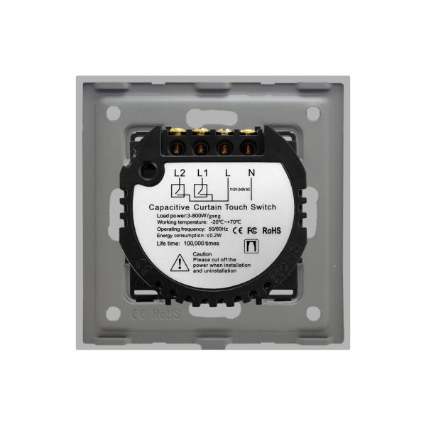 Intrerupator Draperie cu Touch din Sticla LUXION