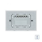 Intrerupator cu touch pentru draperie Livolo din sticla, Standard italian