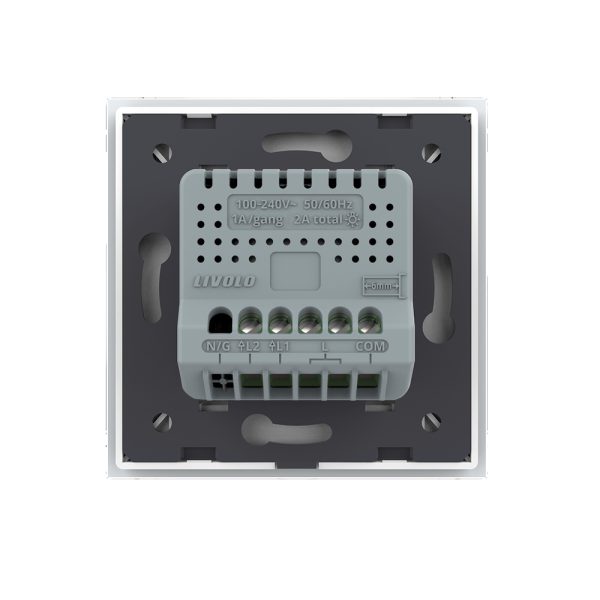 Intrerupator Dublu Cap Scara / Cruce Wireless cu Touch LIVOLO – Serie Noua
