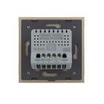 Intrerupator dublu wireless cu touch Livolo din sticla