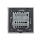 Intrerupator dublu wireless cu touch Livolo din sticla