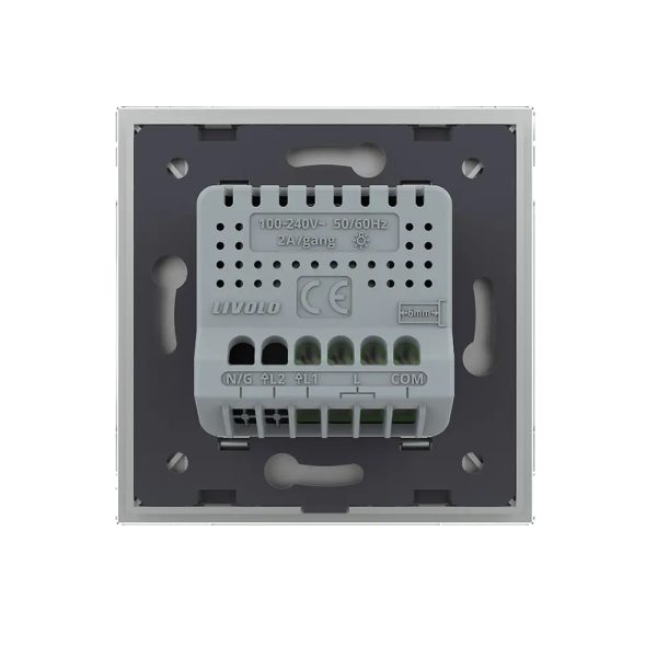 Intrerupator Simplu Cap Scara / Cruce cu Variator Livolo cu Rama din Sticla, ZigBee – Serie Noua