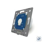 Intrerupator simplu cu revenire contact uscat Livolo cu touch din sticla