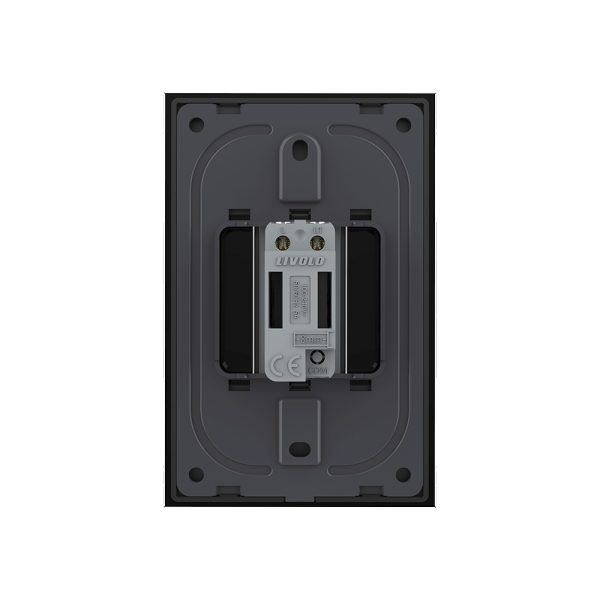 Intrerupator Simplu cu Touch Livolo cu Rama Din Sticla 1M – Serie Noua