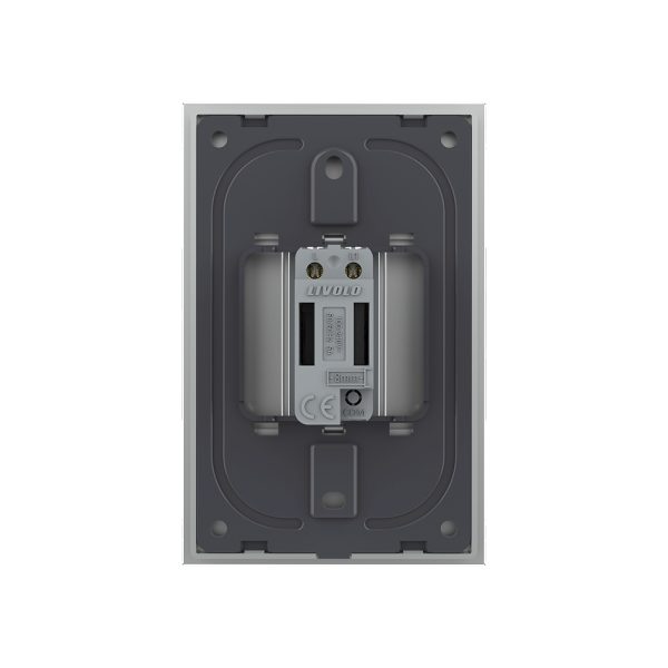 Intrerupator Simplu cu Touch Livolo cu Rama Din Sticla 1M – Serie Noua
