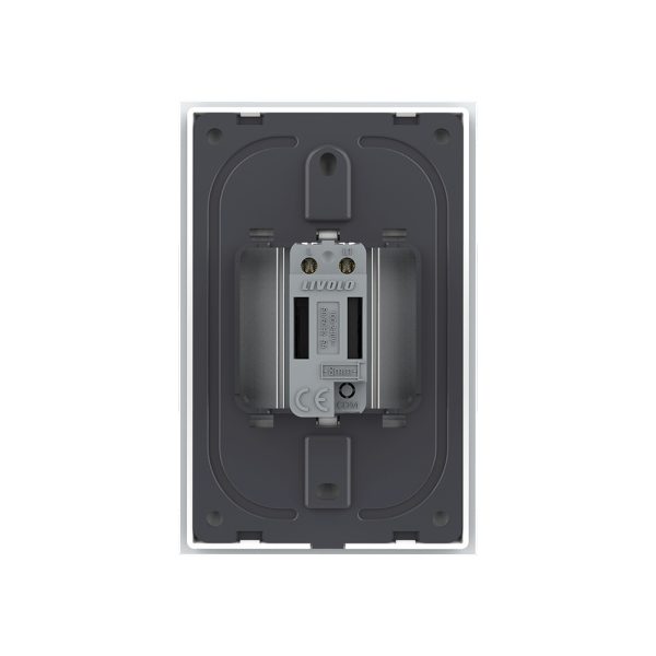 Intrerupator Simplu cu Touch Livolo cu Rama Din Sticla 1M – Serie Noua