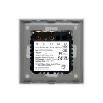 Intrerupator Simplu Wi-Fi cu Touch din Sticla si Rama de Aluminiu LUXION