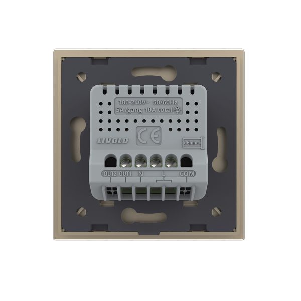 Intrerupator Simplu Wi-Fi LIVOLO cu Touch – Serie Noua