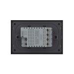 Intrerupator triplu cap scara / cruce cu touch Livolo din sticla, standard italian – Serie noua