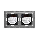 Intrerupator Triplu + Dublu cu Touch din Sticla LUXION