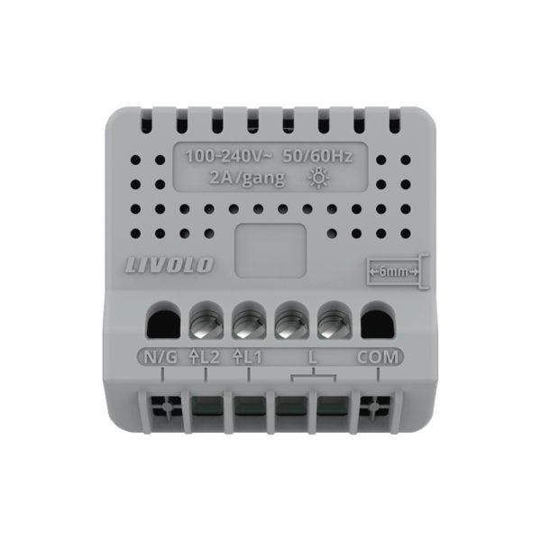 Modul Intrerupator Dublu Wireless cu Variator cu Touch LIVOLO – Serie Noua