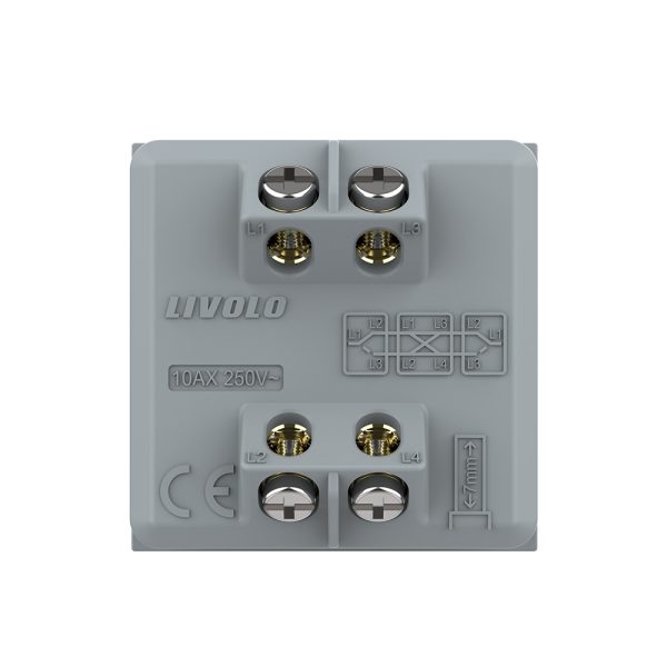 Modul Intrerupator Simplu Mecanic Cap Cruce, 2 Module – Serie Noua