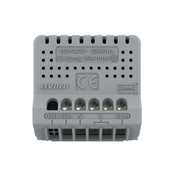 Modul Intrerupator Simplu Cap Scara / Cruce Wi-Fi cu Touch LIVOLO – Serie Noua