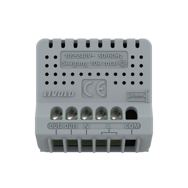 Modul Intrerupator Dublu Wi-Fi cu Touch LIVOLO – Serie Noua