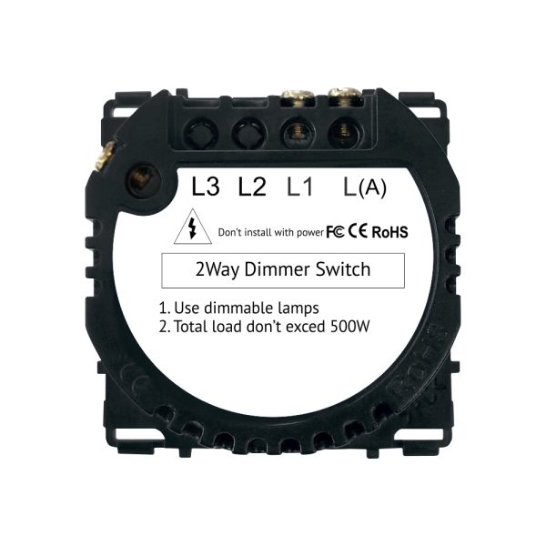 Modul Intrerupator Simplu cu Variator, Cap Scara cu Touch LUXION